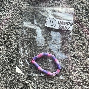 Purple and Pink Beaded Jewelry Bracelet